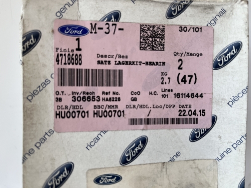 Ford Transit MK6,MK7 Diffierenciálmű csapágy RWD gyári új (2000-2014)